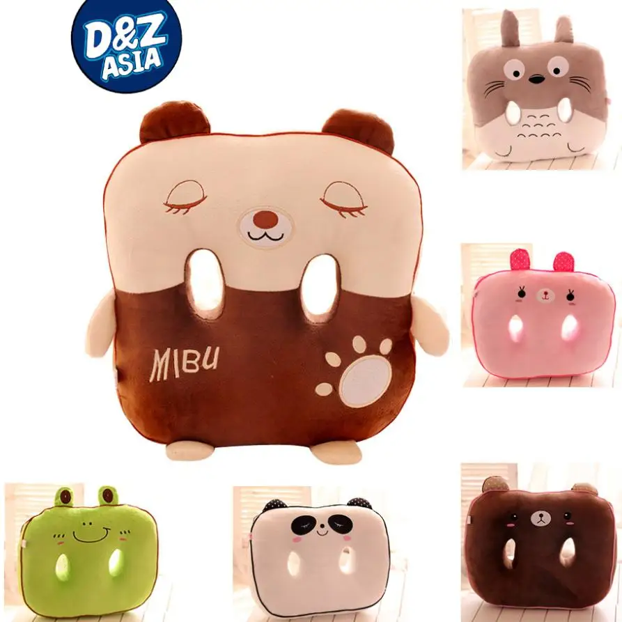 plush bear cushion