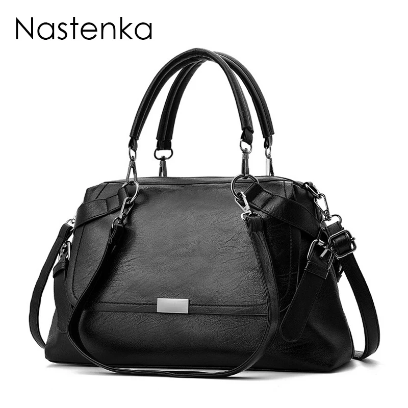 Beste Nastenka Vrouwen Tas Toevallige Bakken Handtassen Vrouwen Schoudertassen Sac Femme Crossbody Grote Capaciteit Zak Simulatie Echt Lederen