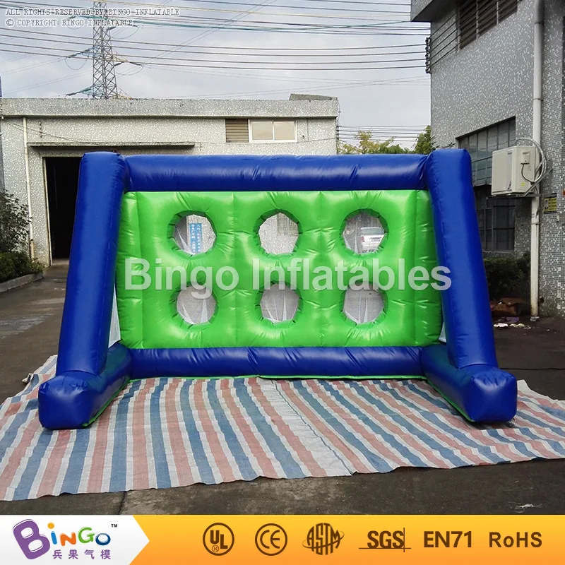Kids Shooting Practise Inflated Soccer Goal Set Inflatable Football