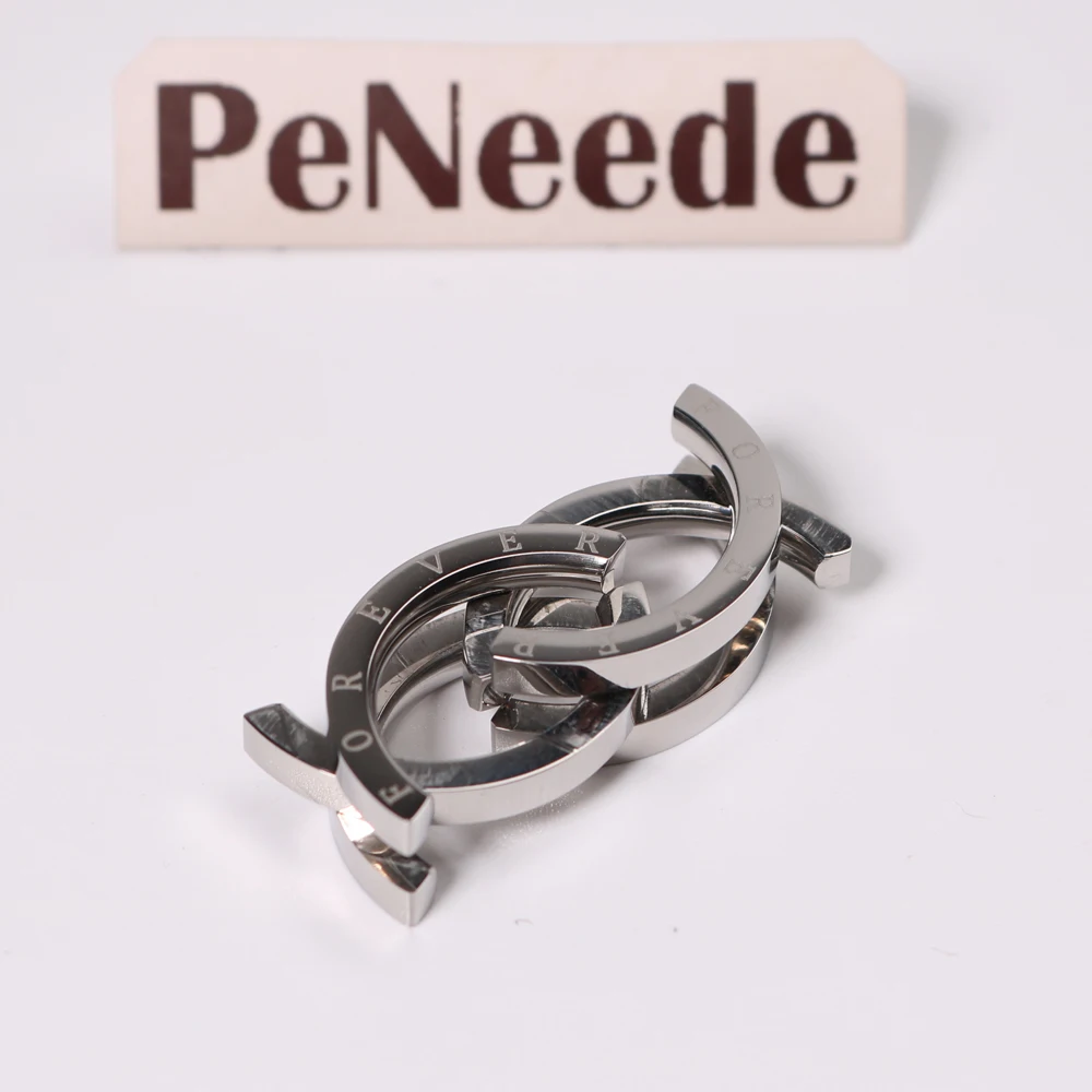 

PeNeede DIY Fidget Ring Kids/Adult Hand Fidget Fiddle Sensory Toy For Autism and ADHD Titanium Steel Men Fashion