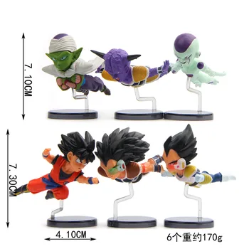 

6pcs/set Anime Dragon Ball Z The Historical Characters DragonBall PVC Action Figure Collection Model Toy Doll Gifts
