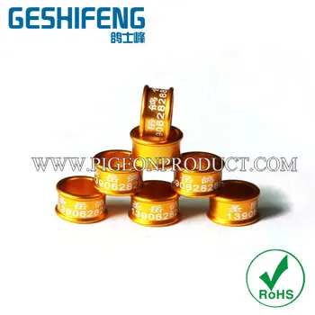 

100pc aluminum ring pigeon ring 9mm for all pigeons in all countries metal ring