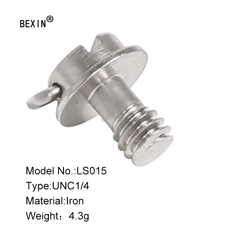 

1/4 inch screw d-ring for monopod camera tripod Quick release plate Rig QR base plate camera accessories 5pcs