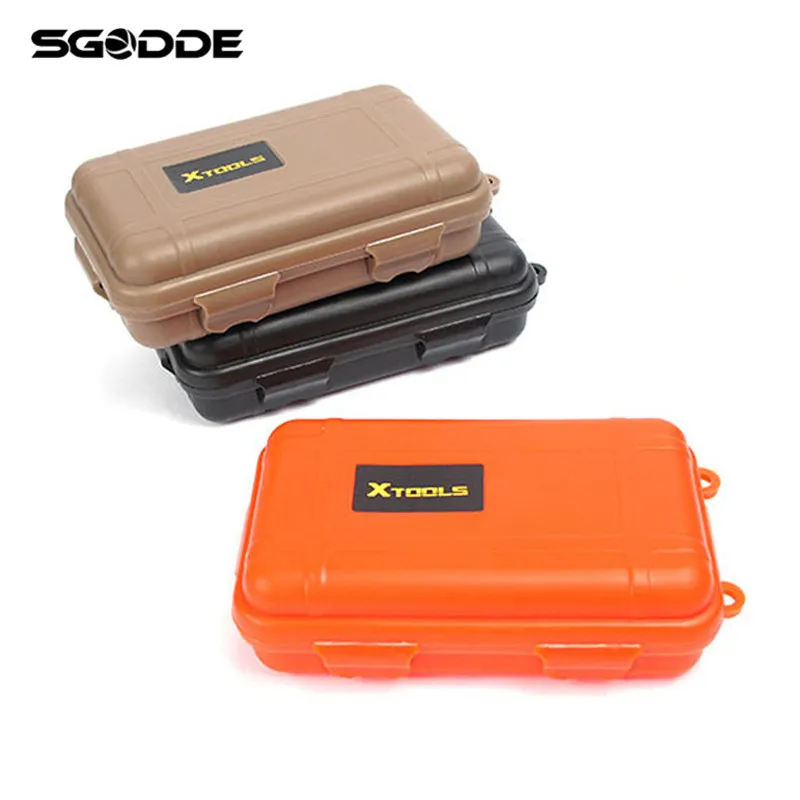 

Outdoor EDC Waterproof Survival Box Container Shockproof Tools Kit Storage Case