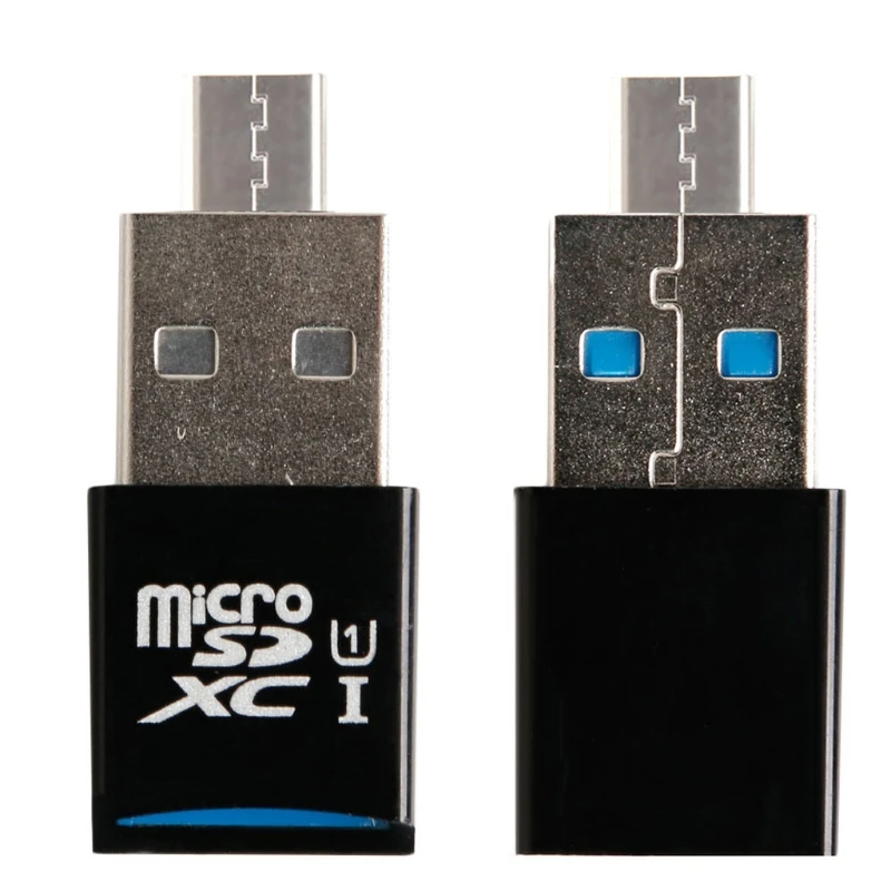 

Type C USB 3.0 Micro SD TF Card Reader For PC Laptop Macbook S8 Note8 G6 Android