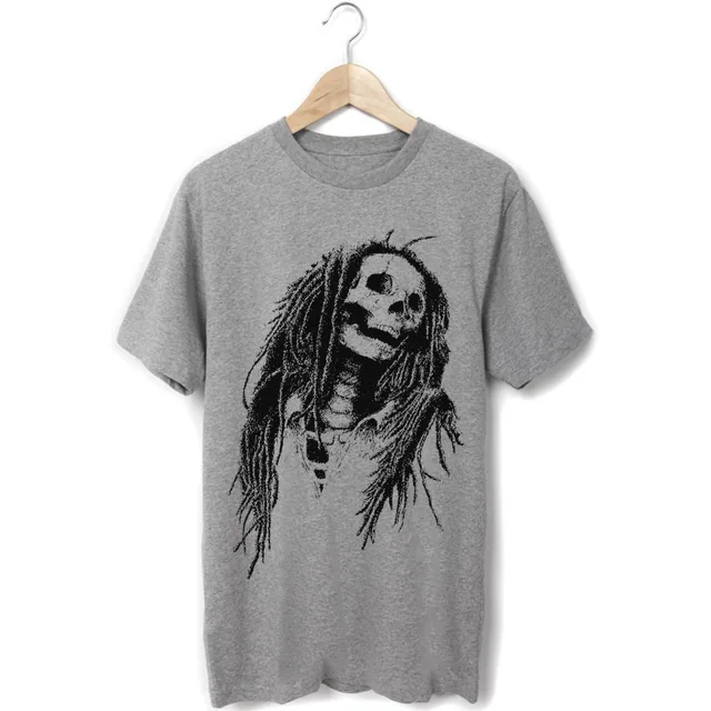 bob marley reggae fashion lion black and white skull design rasta