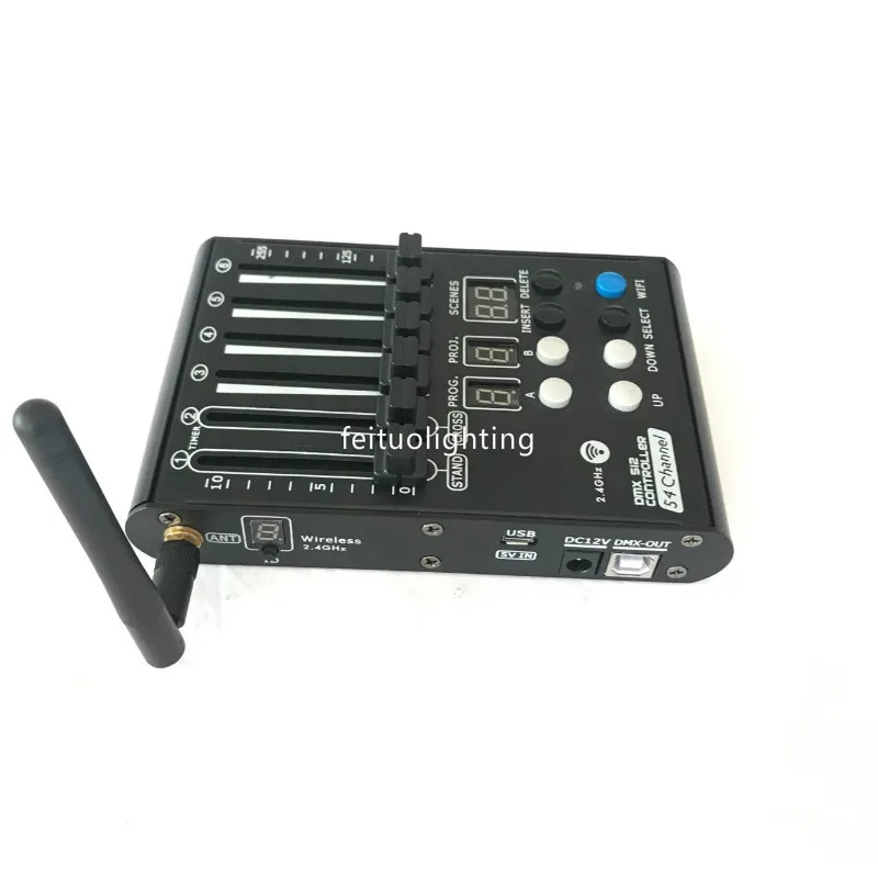 

50Pack Mini Wireless Controller 54 DMX Controller Easy To Carry Mini Controller Led Par Wall Washer