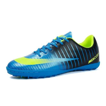 

Men's Turf Soccer Shoes Indoor Plus Size 44 Cleats Kids Original Superfly futsal Football Shoes Sneakers chaussure de foot