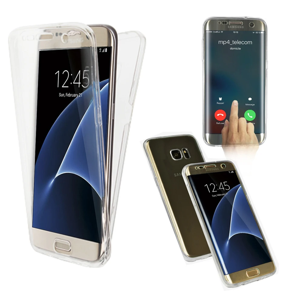 360 Прозрачный Силиконовый ТПУ чехол для Samsung A3 A5 A7 J3 J5 J7 2016 2017 A6 A8 Plus 2018 A10 A30 A40 A50