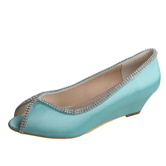 green bridesmaid shoes