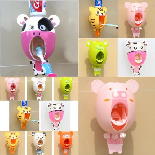 

2019 Lazy Automatic Toothpaste New Touch Automatic Auto Squeezer Toothpaste Dispenser Hands Free Squeeze out Bathroom Products