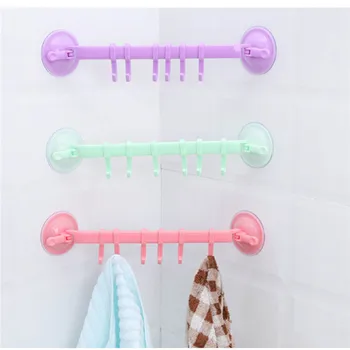 

Newest bathroom shelves with 5 colors Wall Mounted Bathroom Plastic Corner Shelf Suction Cup Shower Shelf Plastic Bathroom Shelf