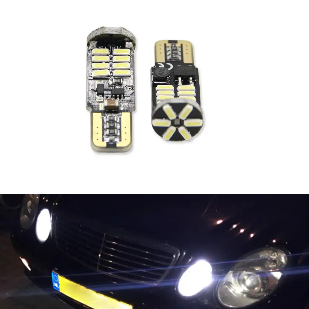 Canbus T10 W5W LED Car Parking Lights Wedge Side Light For Mercedes Benz W203 W204 W211 W210