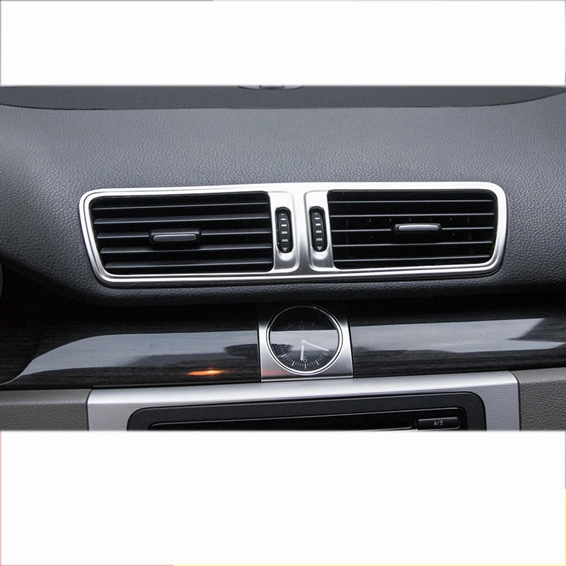 

Lsrtw2017 Stainless Steel Car Central Control Decorations for Volkswagen Passat B8 B7 2012 2013 2014 2015 2016