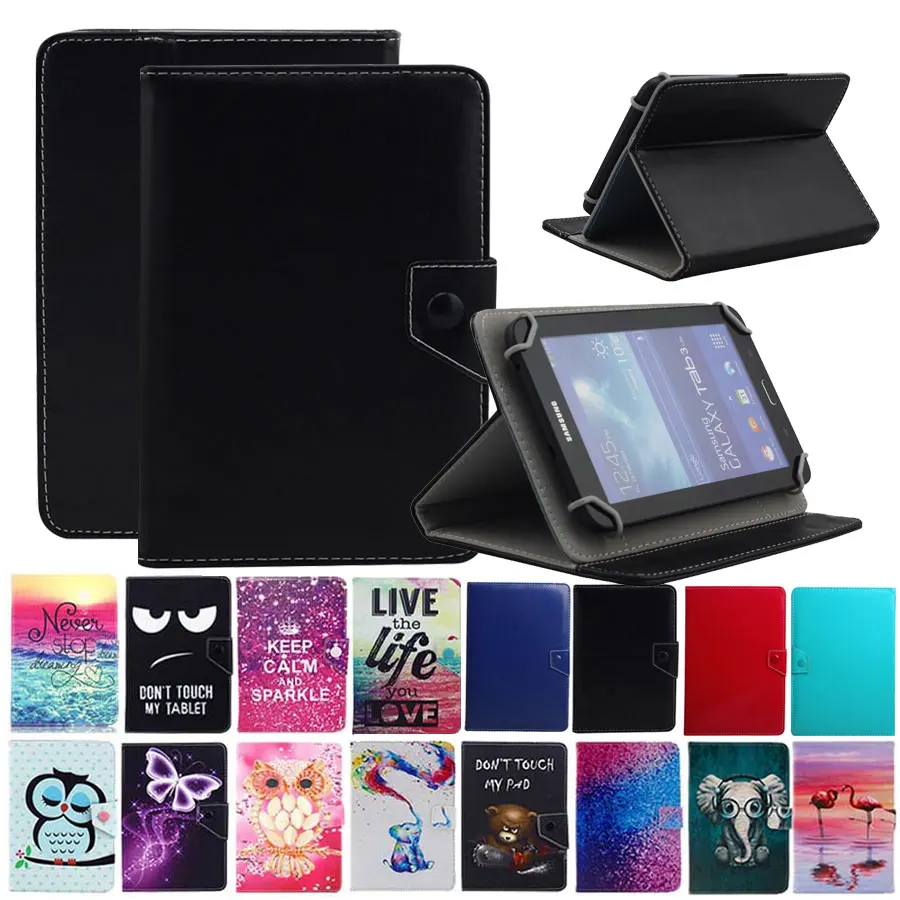 

7 inch Tablet Case for Lenovo Tab 2 3 4 7.0 A7-10/20 TB3-710 TB3-730F/M TB-7504 Tab E7 TB-7104F 7'' PU Leather Stand Covr Case
