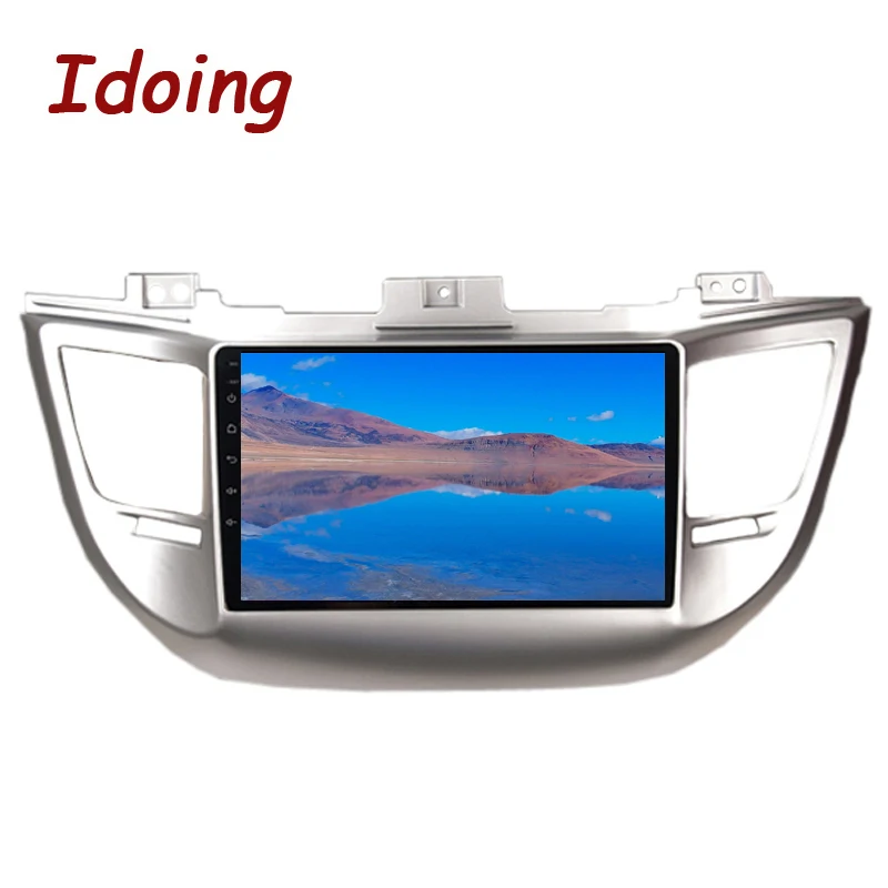 Top Idoing 9"1Din Car Android 8.0 Radio Multimedia Player For Hyundai IX35 Tucson 2015 4G+64G Octa Core GPS Navigation and Glonass 5