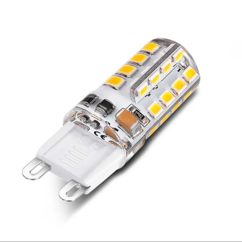 Высокая Мощность G9 Светодиодная лампа кукурузы AC220V 3014 7 Вт 9 12 15 2835LED Хрустальная