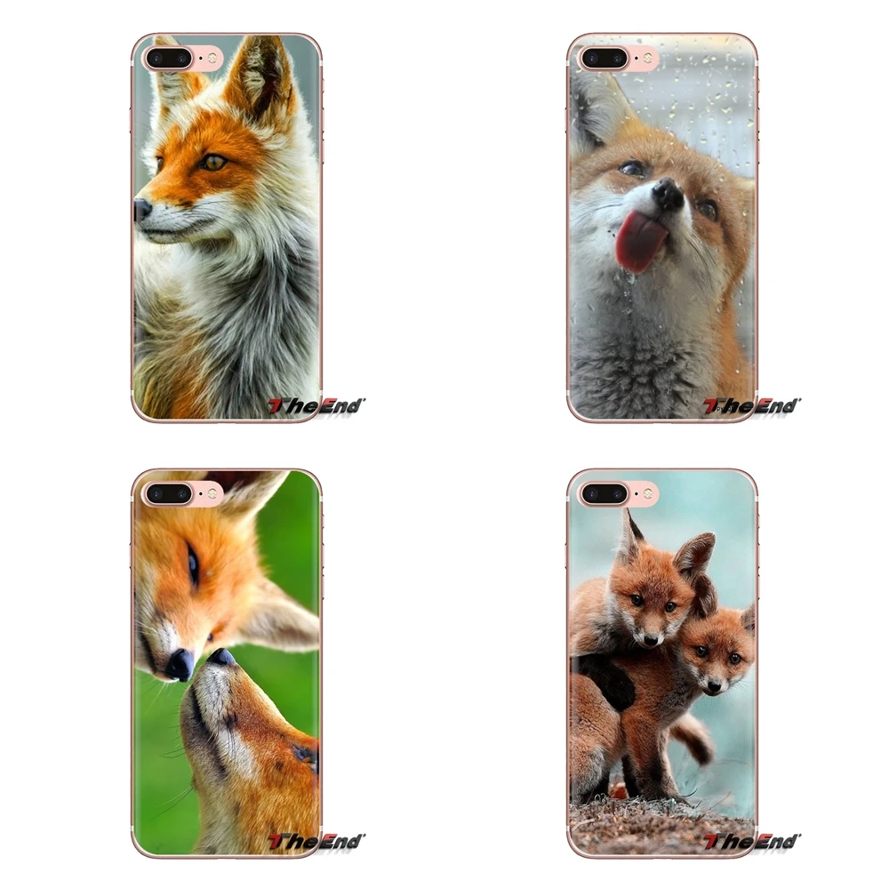 For LG G3 G4 Mini G5 G6 G7 Q6 Q7 Q8 Q9 V10 V20 V30 X Power 2 3 K10 K4 K8 2017 Soft Transparent Cases Covers fox baby Cute |