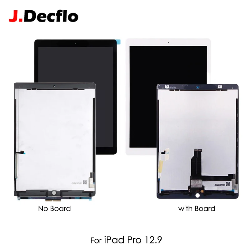 

Tablet LCD Display For iPad Pro A1652 A1584 12.9 inch Assembly Touch Screen Panel with Small Board Black White ML0F2LL EMC2827