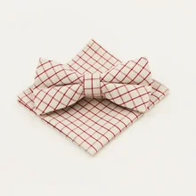 Модные Для мужчин хлопка Bow tie Hanky комплект Wowen Боути жаккардовые для Для мужчин платок свадебные Женихи бабочка S17