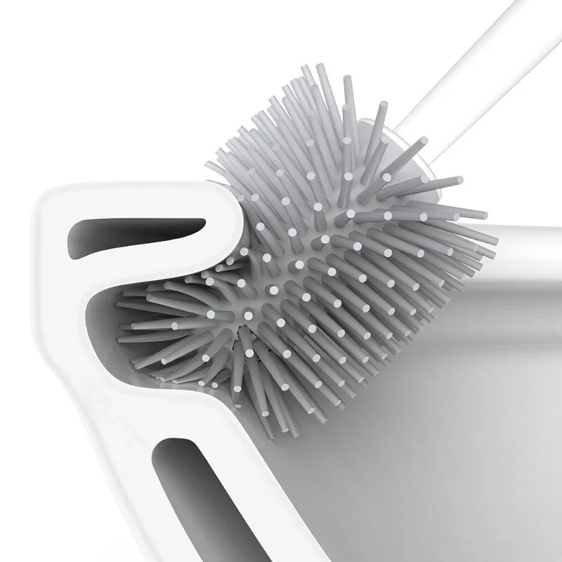 Xiaomi Mijia YJ Toilet vertical storage brush, soft plastic brush bristles and scaffolding type toilet toilet cleaning tools