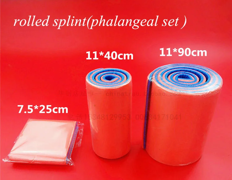 Medical orthopedics fracture macromolecule fixed support first aid assula for animal&human body macromolecule rolled splint joints with a fixed belt dislocated fracture gesso splint ankle support