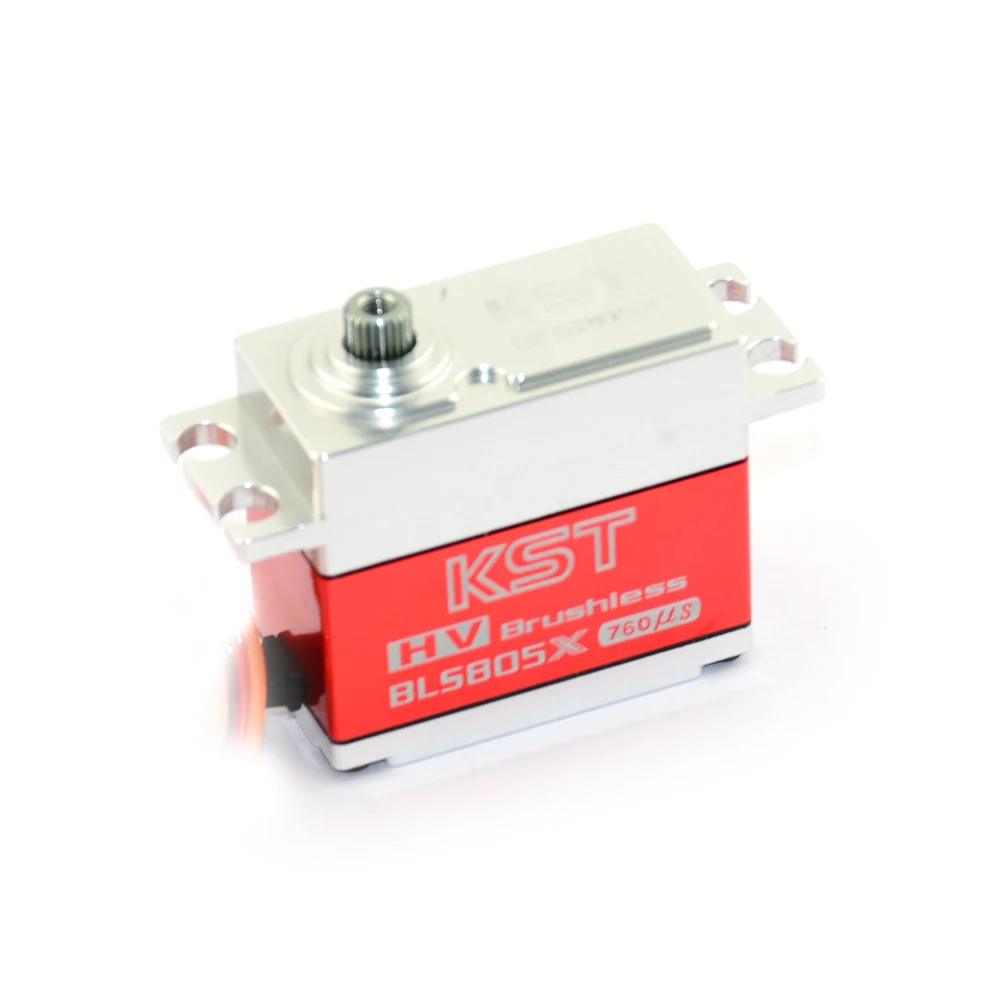 

KST BLS805X 8.4v 7kg 0.039sec HV Brushless Standard Tail Servo for Heli550-700 UAV RC Car Boat Robot Arm Helicopter Airplane