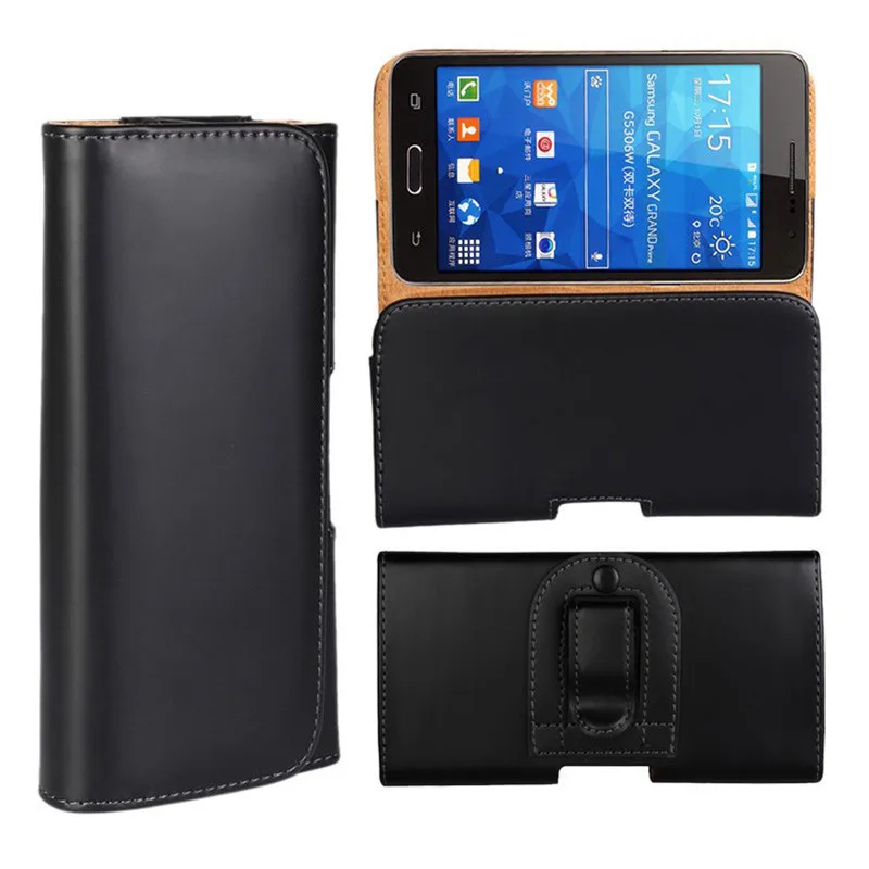 

Belt Phone Leather case For iPhone Xs Max 6 7 8 plus Universal Waist Holster Pouch Clip Cover For Smartphone Cases On The Belt