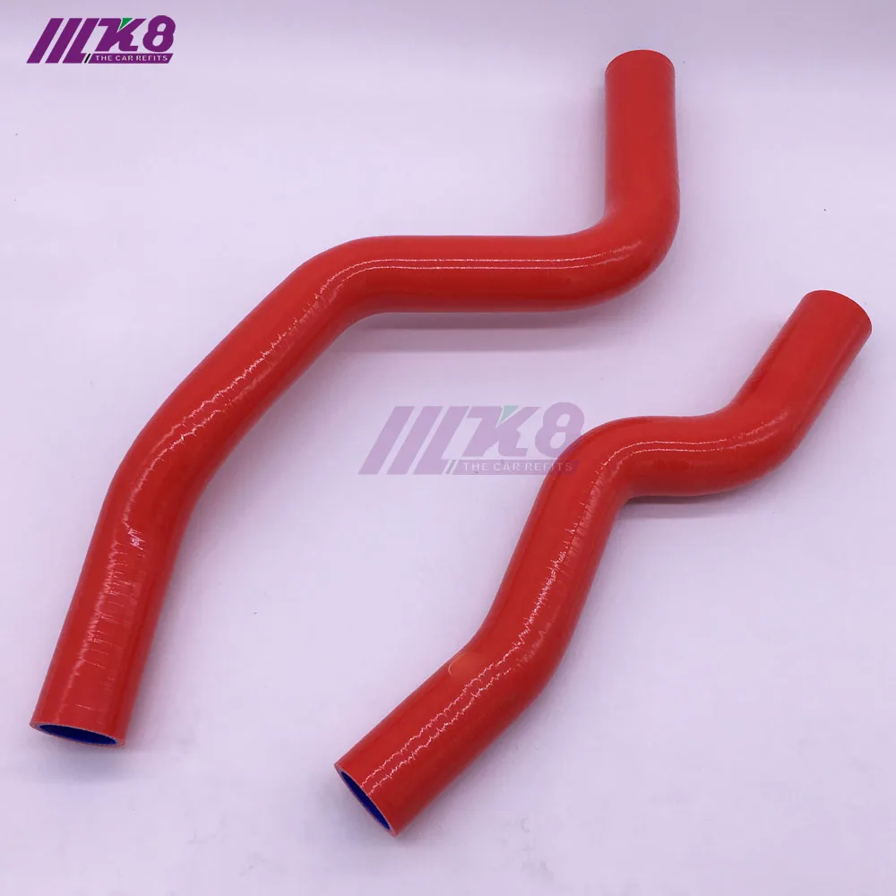 

Silicone Radiator Hose Kit For MITSUBISHI LANCER Evolution EVO 4-6 CP9A 4G63 99-01(2PCS) red/blue/black