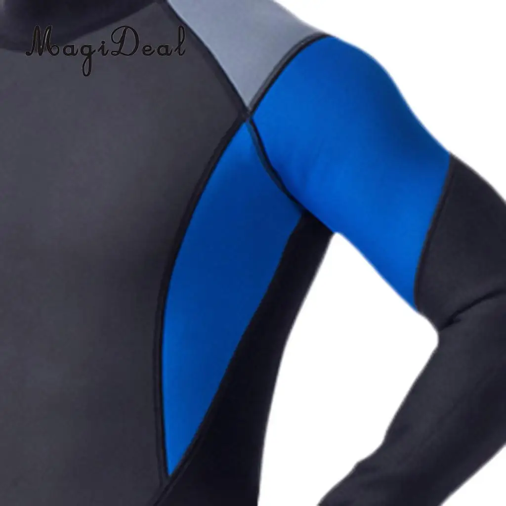 Mens 3mm Neoprene Full Body Wetsuit Dive Skins Jump SCUBA Diving Snorkeling Surfing Winter Swimsuit Wet Suit Size M-XXL
