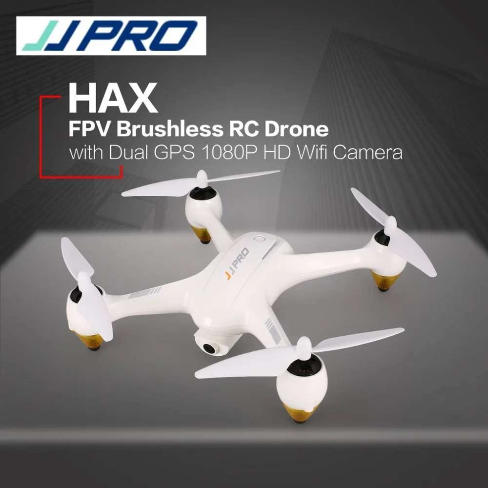 

JJPRO X3 HAX 2.4G Dual GPS Positioning 1080P HD Wifi Camera FPV Drone Brushless RC Drone Quadcopter One Key Return