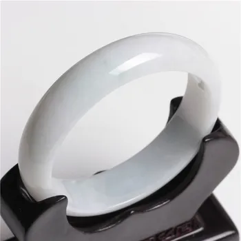 

Genuine natural jade A cargo of ice floating flower bracelets jade jade bracelet Confucianism kinds of jade with a certificate