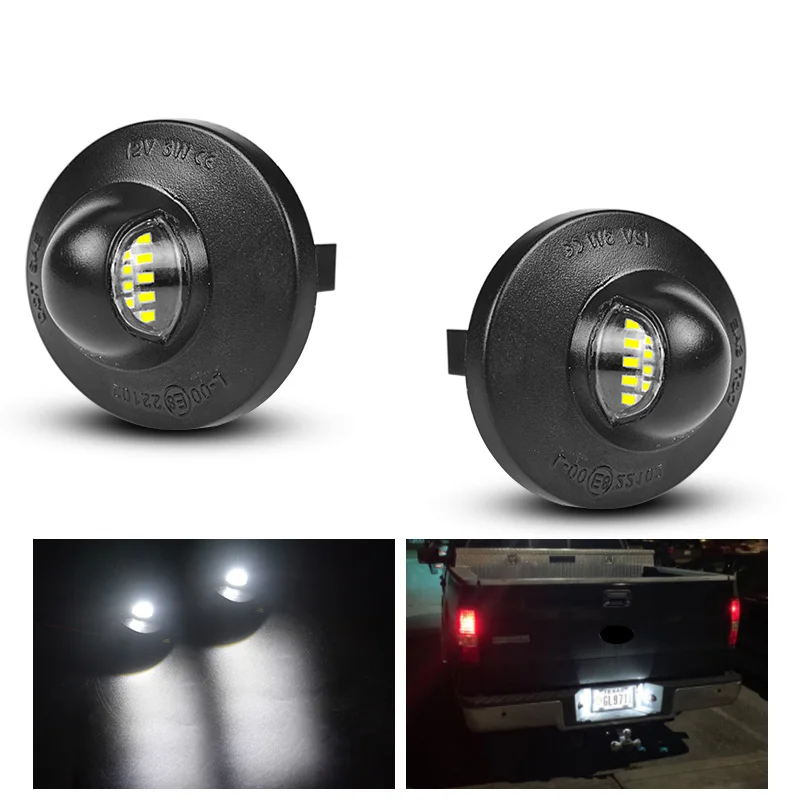 Пара для 90-14 Ford F-150 яркий SMD светодиодный фонарь для номерного знака F250 F350 безопасный для вождения автомобиля Стайлинг внешние аксессуары