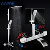 GAPPO Shower Faucets Thermostatic Bathroom Shower Set Thermostatic Bath Shower Waterfall Shower Heads Chrome Mixer Water Tap ► Photo 2/6