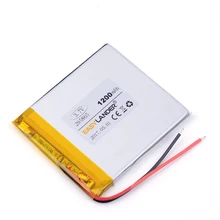 3.7v lithium ion rechargeable battery 295865 1200mAh For small MP3 bluetooth speakers MP4 dri