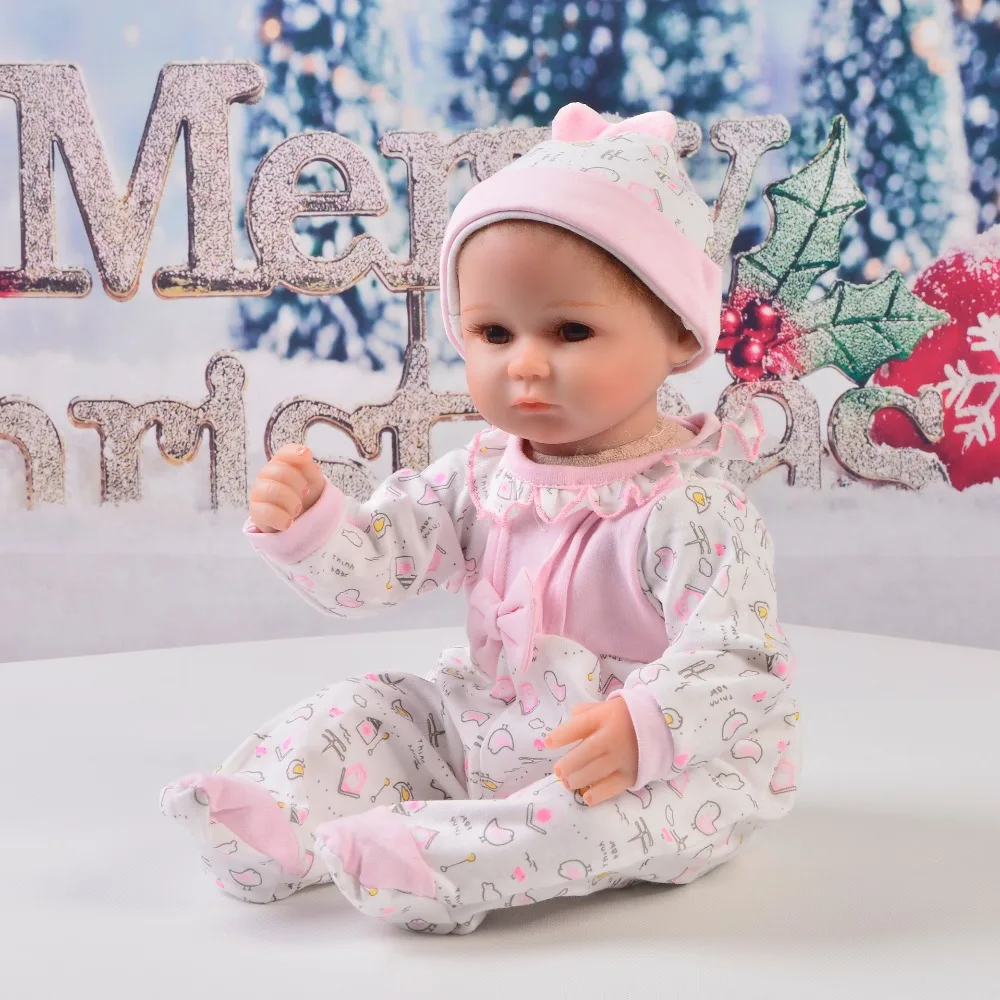 KEIUMI Lovley Reborn Baby Girl Одежда для 17 дюймов детская одежда ручной работы комбинезоны с