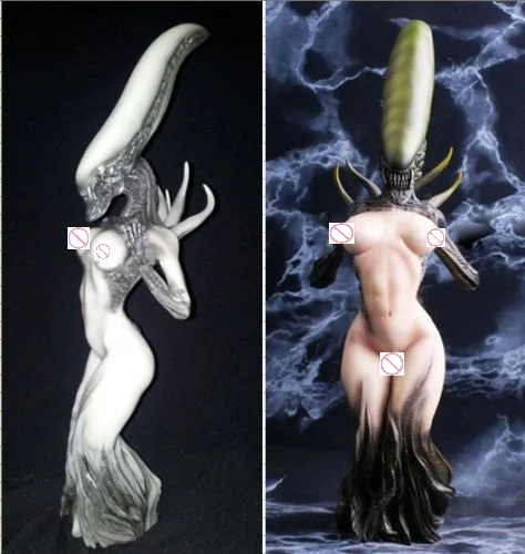 

12" PREDALIEN Alien Predator vs Alien Queen Sexy Figure painted Resin Statue AVP Model Collectibles Best Quality Free Shipping