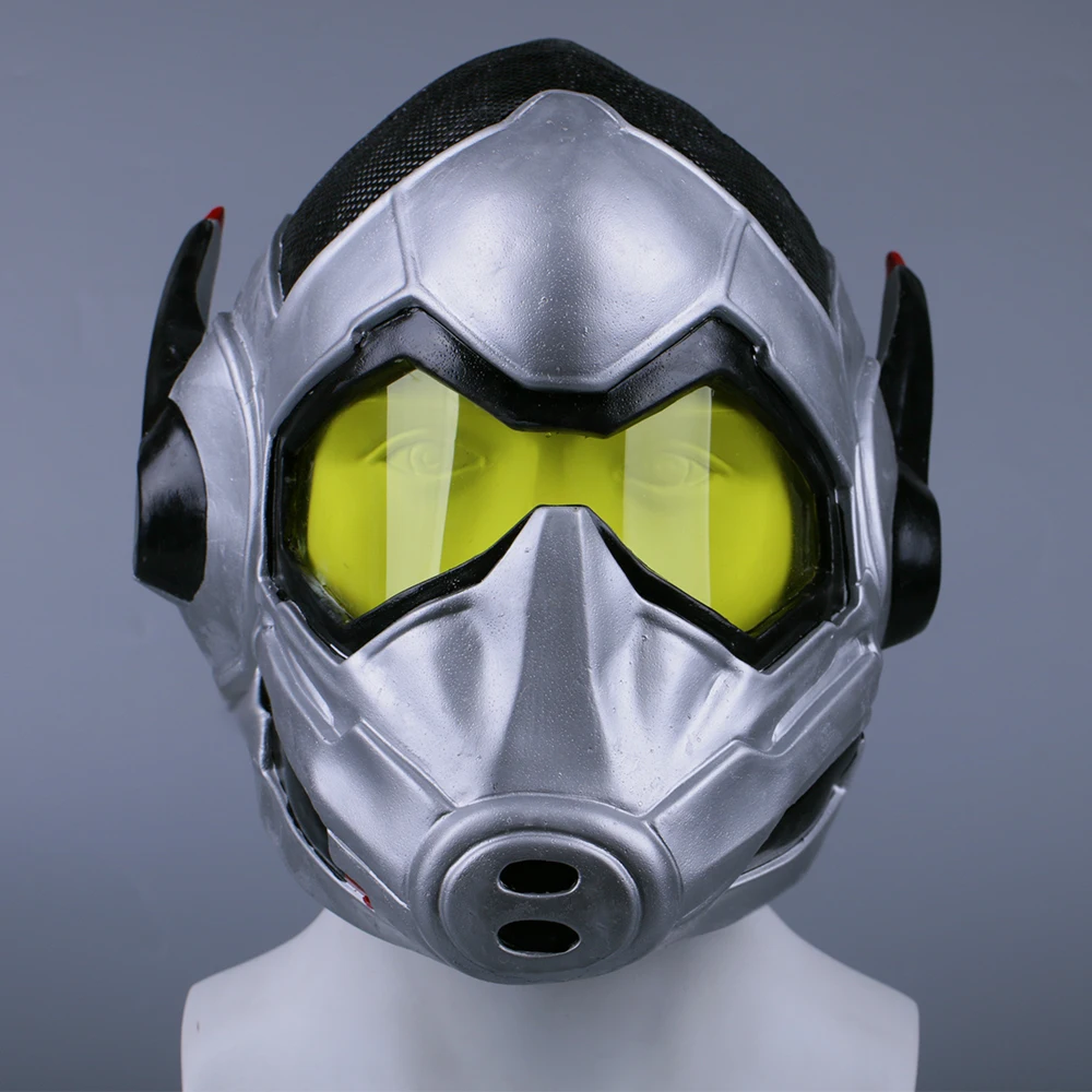 2018 New Movie Antman 2 Ant-Man and the Wasp Mask Cosplay WASP Latex MaskScott Edward Helmets Masks New Halloween Party Props (2)