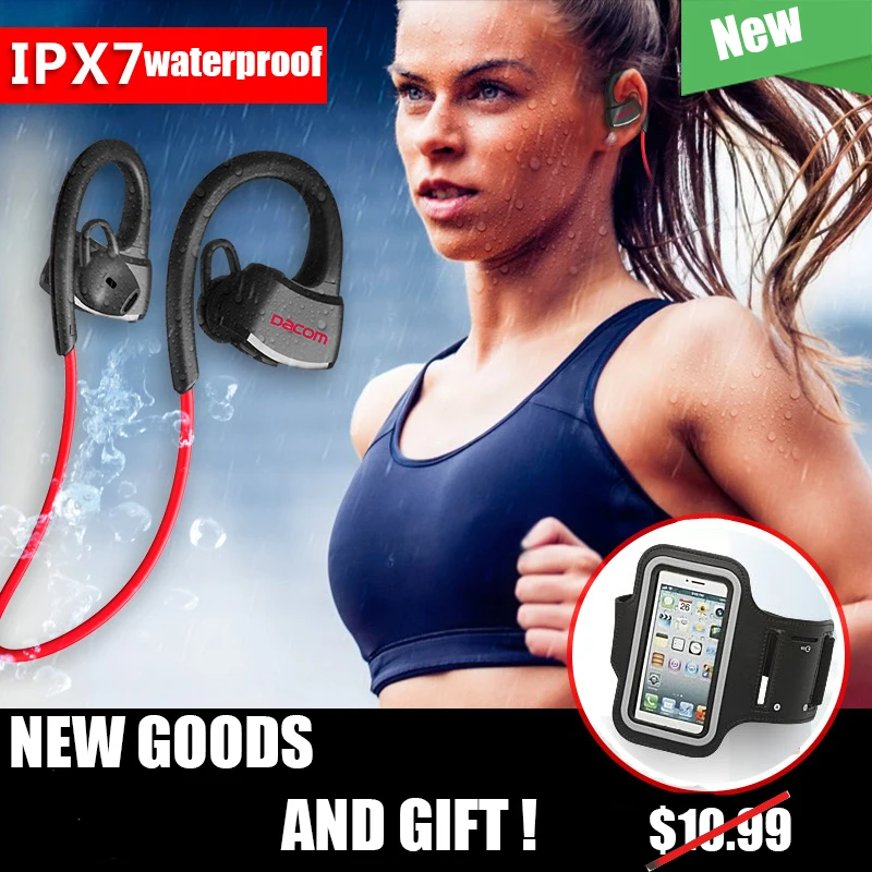 

P10 IPX7 Waterproof Swimming Headset Sports Wireless Bluetooth V4.1 Earphone Running Earphone with Mic Music Playing
