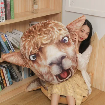 

1pc funny face alpaca doll pillow plush toy sheep cute funny grass mud horse creative ugly cute sheep for baby kids gifts