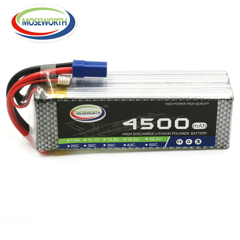 Graphene LiPo 6S 22,2 V 60C 4500mAh RC LiPo батарея для RC самолета Aircrft Квадрокоптер вертолет Дрон 6S батареи 22,2 V