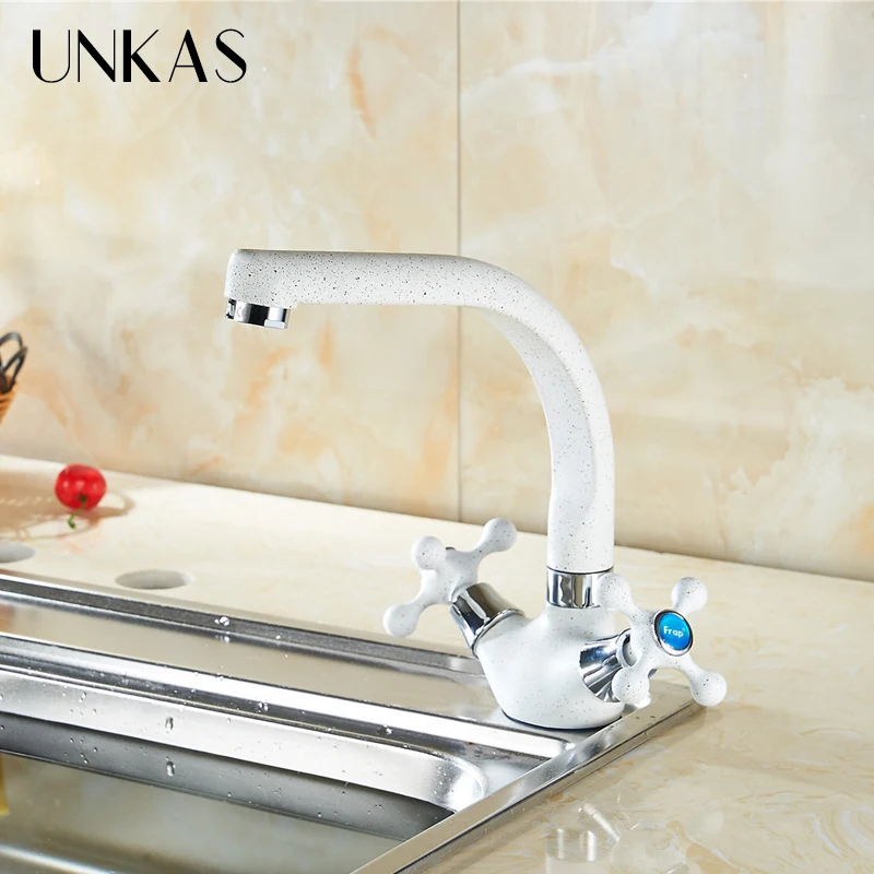 Dual Spout Kitchen Sink Faucet Pull Out Kitchen Faucet Mixer Tap Kitchen Hot and Cold Water tap Bathroom Faucet Vanity Vessel