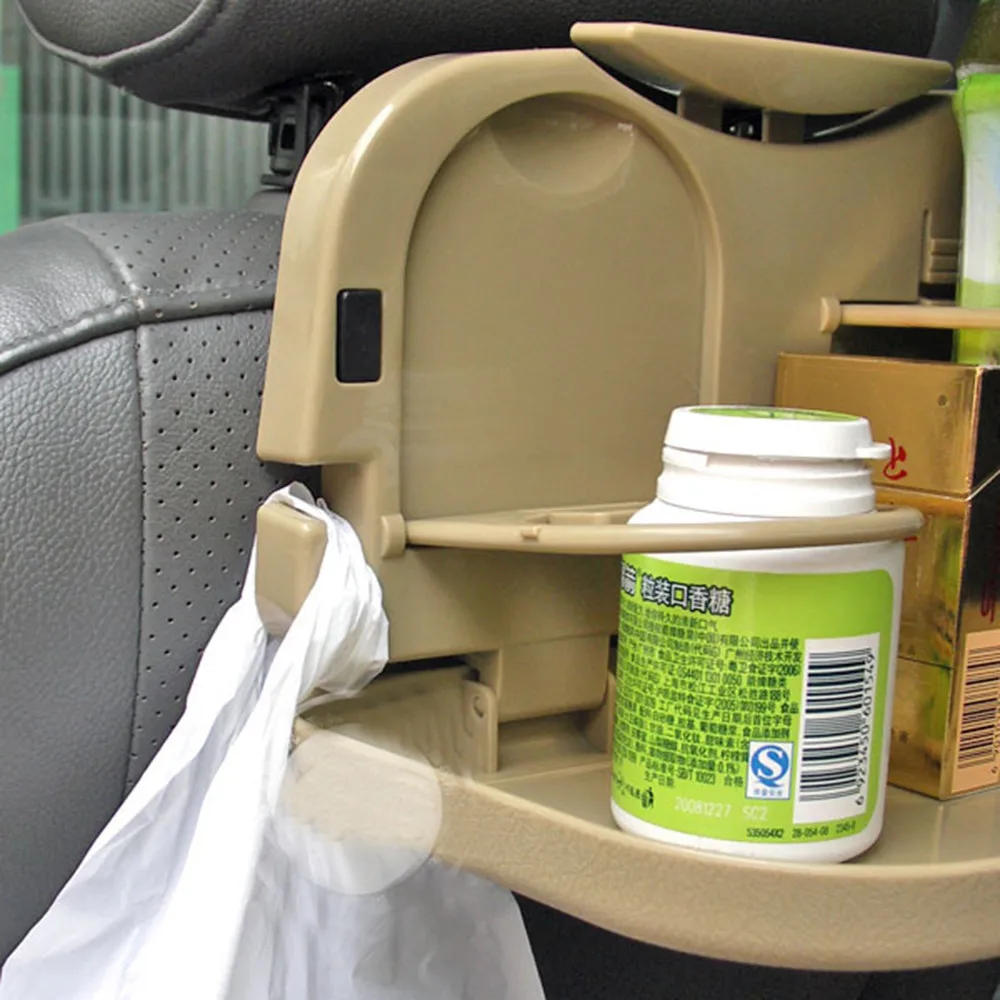 Автомобильный мульти-органайзер с карманами, который крепится на держатели для напитков кресла на заднем сиденье воды чашка-держатель для напитков с креплением