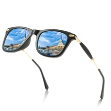 Поляризационные дизайнерские солнцезащитные очки для мужчин и женщин мода Высокое качество Роскошный бренд Винтаж Ретро пилот женские мужские солнцезащитные очки