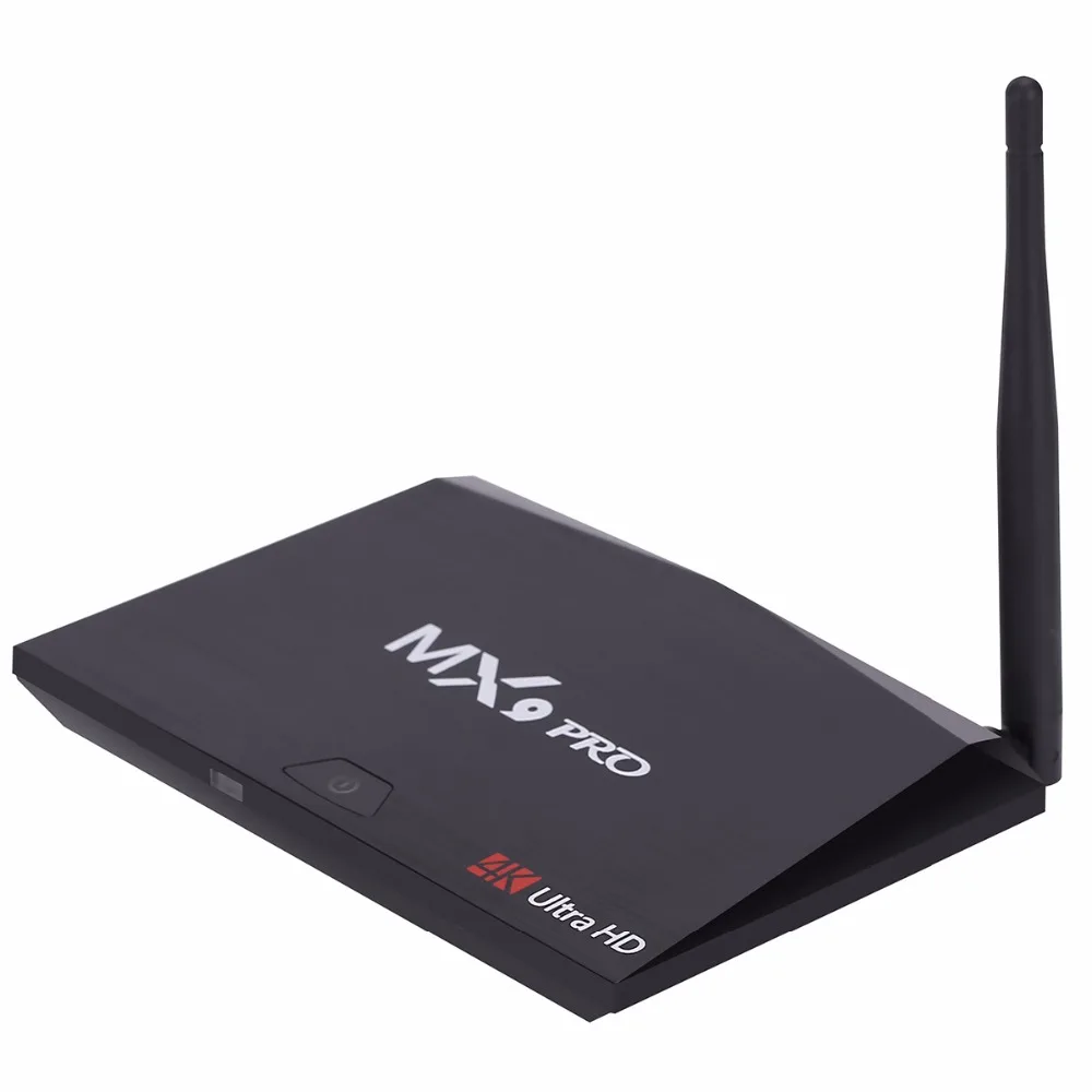 ТВ приставка Smart MX9 PRO BT приставка Android 7,1/8,1 2G16G/4G32G RK3328 четырехъядерный WiFi 4K медиаплеер HDMI 2,0 PK T9