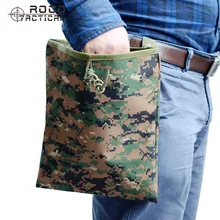 Grande Capacité Militaire Airsoft Paintball Militaire Utilitaire Sac Pliage Mag Récupération Dump Pouch W/Molle Ceinture Boucle Stuff Sacks