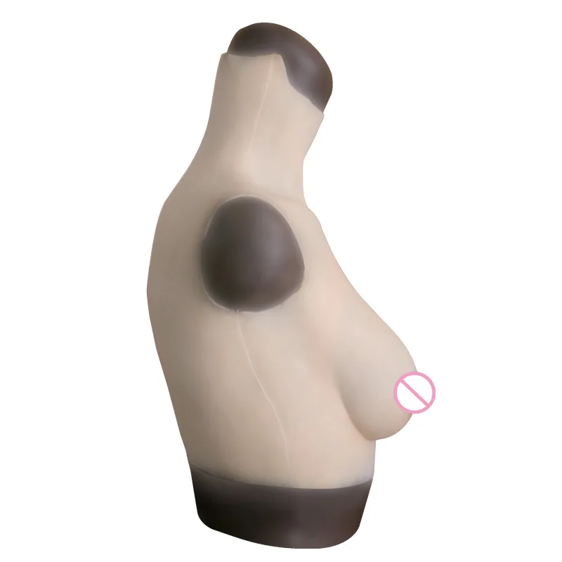 B Чашка груди пластина с жидким силиконовым наполнением поддельные boob torso для