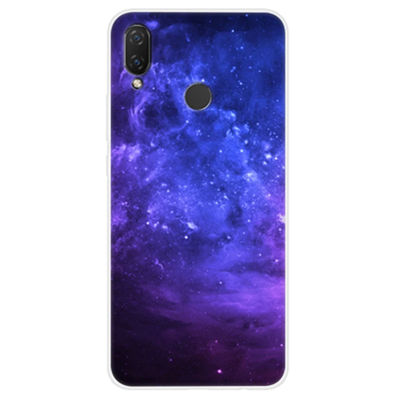 Чехол для Huawei Nova 3E силиконовая Мягкая задняя крышка 3 E чехлы телефонов со