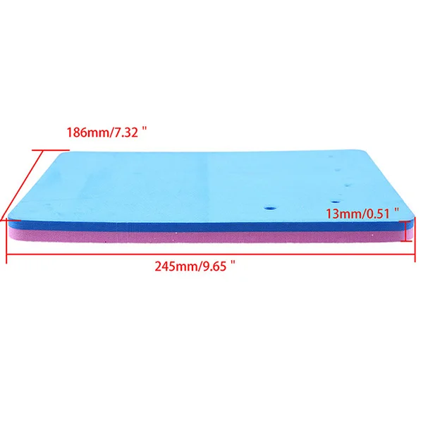 1/2 шт. DIY 5 отверстий квадратная Форма губки сахар цветы моделирующие инструменты Сахар Искусство пены помадка, кондитерские изделия торт коврик для выпечки - Цвет: 1PC Random Color