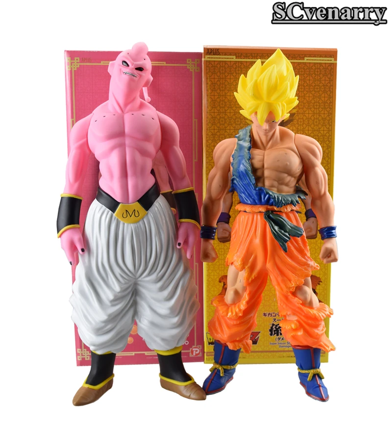 

Dragon Ball Z Majin Buu Super Saiyan Goku Son Big Size PVC Action Figures Model Collection Toys Dolls
